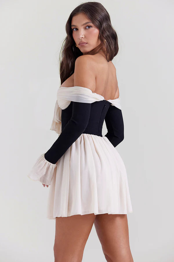Off-shoulder Mini Dress™